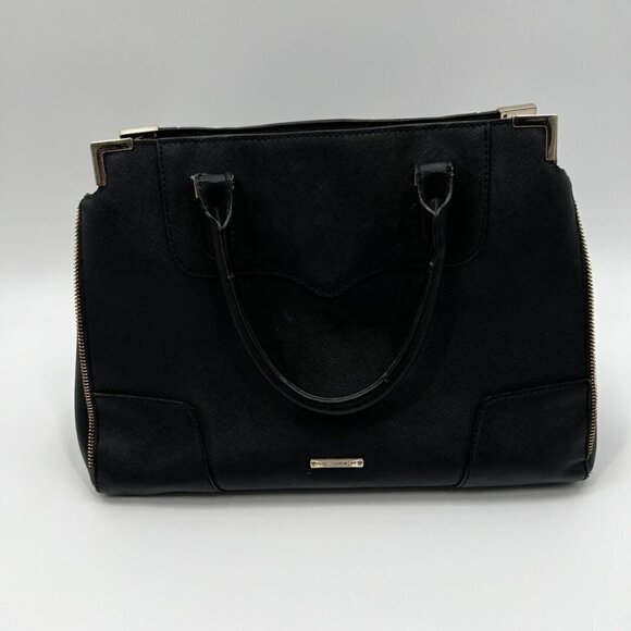 Rebecca Minkoff Black Gold Amorous Satchel - Picture 7 of 12